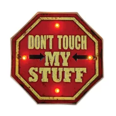   FOREVER LIGHT RETRO metál LED dekorációs lámpa DO NOT TOUCH USB, 5V, falra akasztható