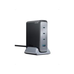   ANKER Hálózati Töltő, 749, 4 portos, 240W, 3xUSB-C, USB-A, EU, fekete - A2342311