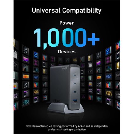 ANKER Hálózati Töltő 3xUSB-C, USB-A 4 portos, 240W EU, fekete - A2342311
