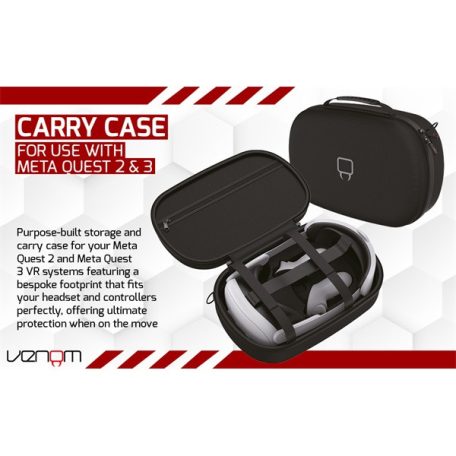 VENOM Meta Quest 2 & 3 Kiegészítő Hordozható táska, VS4207
