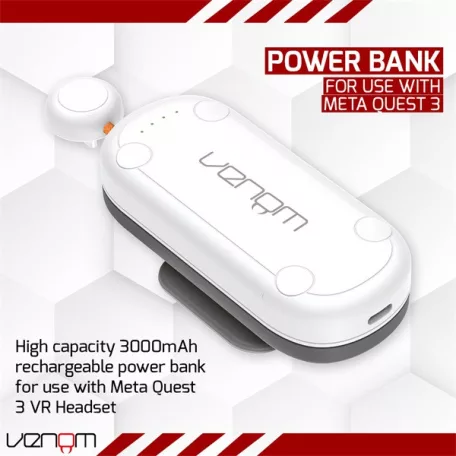 VENOM Meta Quest 3 Kiegészítő Powerbank, VS4208