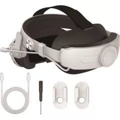   VENOM Meta Quest 2 & 3 Kiegészítő Univerzális headset pánt és 5000 mAh akkumulátor csomag, VS4209