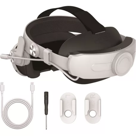 VENOM Meta Quest 2 & 3 Kiegészítő Univerzális headset pánt és 5000 mAh akkumulátor csomag, VS4209
