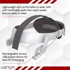 VENOM Meta Quest 2 & 3 Kiegészítő Univerzális headset pánt és 5000 mAh akkumulátor csomag, VS4209