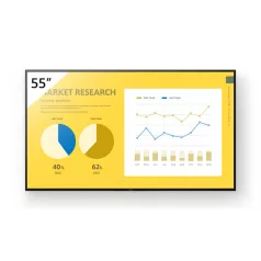   SONY Bravia 16/7 FW-55EZ20L 55" professzionális LCD kijelző, Android TV, 3840x2160, 16:9, 350 cd/m2, 3xHDMI/2xUSB/WIFI