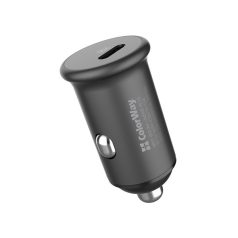   COLORWAY Autós töltő, CW-CHA028PD-GR, 1USB (Power Delivery Port USB Type-C (20W) szürke