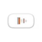 COLORWAY USB töltő adapter, Power Delivery Port PPS USB (Type-C PD + USB QC3.0) (45W) white (CW-CHS042PD-WT)