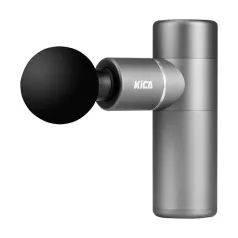   KICA hordozható vibrációs masszírozó, 4 fej ( gönb, lapos, kúpos, U alakú ),  LED, 4 intenzitás, narancsbőr ellen
