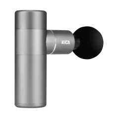   KICA hordozható vibrációs masszírozó, 4 fej ( gönb, lapos, kúpos, U alakú ),  LED, 4 intenzitás, narancsbőr ellen