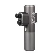   KICA PRO vibrációs masszírozó 2 fejjel, érintő képernyő, 3 szilikon fej, 4 programcsomag,  3 munkamód, szürke