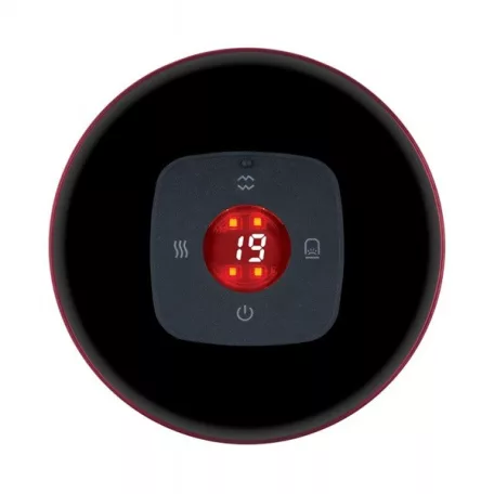 HUMANAS BB01 vákumterápiás masszázskészülék, fűtés funkció, 12 fokozat, gyulladáscsökkentő, fájdalomcsillapító, piros