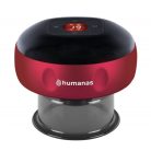 HUMANAS BB01 vákumterápiás masszázskészülék, fűtés funkció, 12 fokozat, gyulladáscsökkentő, fájdalomcsillapító, piros