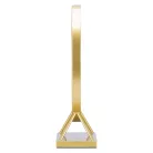 HUMANAS HM04 kerek álló smiktükör, 40 cm átmérő, LED, integrált érintő gombok, 3 színhőmérséklet, arany