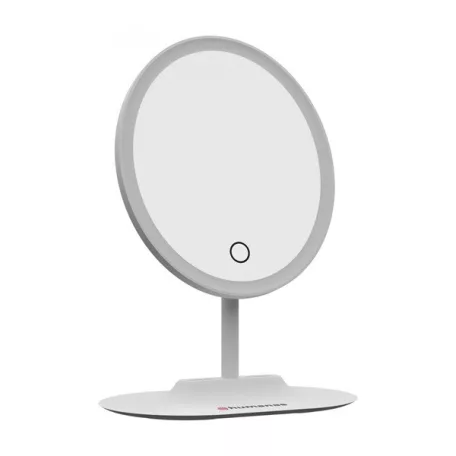 HUMANAS ML03 akkumulátoros sminktükör, LED, 1000 mAh, 0,58 kg, állítható kar, 3 színhőmérséklet