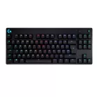 LOGITECH Billentyűzet - G Pro Lightspeed RGB Mechanikus Gaming Vezetékes TKL HUN, Fekete (Gravírozott)