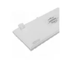 WHITE SHARK WS GK-2106W/BL-HU COMMANDOS fehér mechanikus billentyűzet, magyar, 88 kék gomb