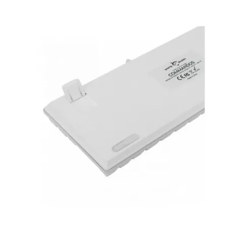 WHITE SHARK WS GK-2106W/BL-HU COMMANDOS fehér mechanikus billentyűzet, magyar, 88 kék gomb