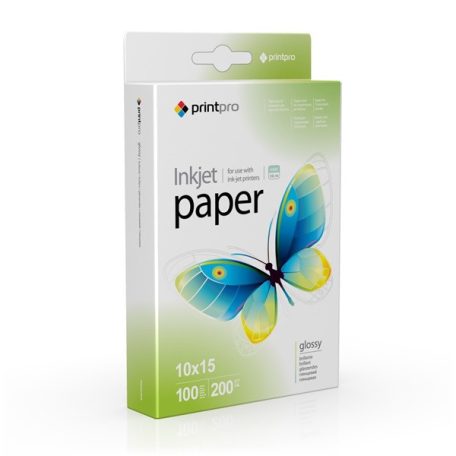 COLORWAY Fotópapír, PrintPro fényes, 200g/m, 10x15, 100pc. (PGE2001004R)