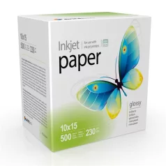   COLORWAY Fotópapír, PrintPro fényes, 230g/m, 10x15, 500pc. (PGE2305004R)