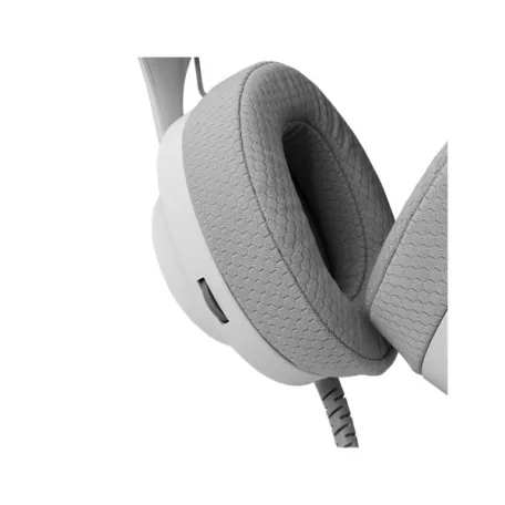 WHITE SHARK PARROT-W/G, GH-2440W/G, gamer fejhallgató, fehér/szürke