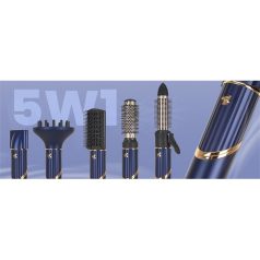   Humanas  HD-AT02 Air Touch 2 in 1 luxus hajszárító + hajsütővas, 1000W, 3 teljesítmény 4 hőmérséklet fokazat, 5 feltét