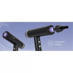   Humanas  HD-AT03 Air Touch  luxus hajszárító,  2000W 4 hőmérséklet 2 teljesítmény fokazat, LED, mágneses rögzítés