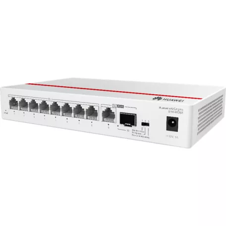 Huawei eKit Switch 8x1000Mbps + 1x1000Mbps + 1x1000Mbps SFP, Nem menedzselhető, Asztali, fanless - S110-8T2ST
