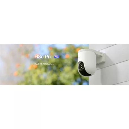 EZVIZ H8c PRO 4K 8MP, kültéri kamera, 360° panorám és színes éjszakai látás, alakérzékelés zoom követés kétirányú beszéd