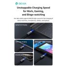 DEVIA ST108721 Extreme Speed PD 240W, USB-C - USB C (Type-C) adat-és töltőkábel, fekete, 2m