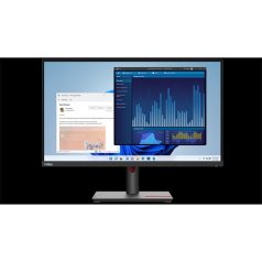   LENOVO Monitor - ThinkVision T27p-30; 27" UHD 3840x2160 IPS, 16:9, 1300:1, 350cd/m2, 4ms, HDMI, DP, USB Type-C
