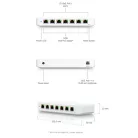 UBiQUiTi Ultra Switch 8x1000Mbps (7xPOE+ 60W), Menedzselhető, Asztali - USW-Ultra-60W
