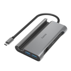   HAMA 00200143, FIC USB 3.2 GEN1 TYPE-C 7IN1, DOKKOLÓ (3X USB3.1, 2X USB-C, HDMI,LAN,PD)