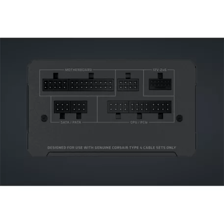 CORSAIR Tápegység Moduláris, RM1000e, 1000W, 12cm, ATX 3.1, PCIe 5.1, BOX, Cybenetics Gold