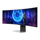 SAMSUNG Ívelt Gaming 240Hz OLED monitor 49" G95SD, 5120x1440, 32:9, 250cd/m2, 0.03ms, HDMI/DP/WiFi/BT, hangszóró
