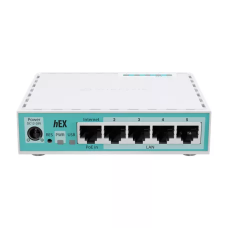 MIKROTIK Vezetékes Router hEX refresh 5x1000Mbps, Beltéri, E50UG
