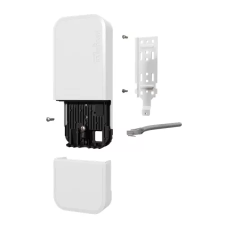 MIKROTIK Wireless Router wAP ax 2x1000Mbps, Wi-Fi 6, Falra szerelhető, kültéri, WAPG-5HAXD2HAXD