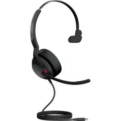   JABRA Fejhallgató - Evolve2 50 MS Teams Mono Vezetékes USB-C, Mikrofon