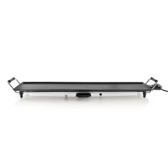   Nedis FCTE110EBK90 teppanyaki látvány grillsütő, 1800W, szabályozható hőmérséklet, csepptálca