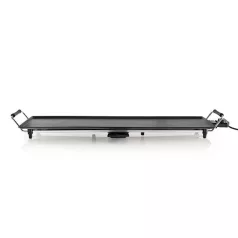   Nedis FCTE110EBK90 teppanyaki látvány grillsütő, 1800W, szabályozható hőmérséklet, csepptálca