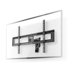   Nedis TVWM1550BK 37"-70 LCD TV / monitor fali tartókonzol, maximum 35 kg, dönthető és forgatható, acél, fekete