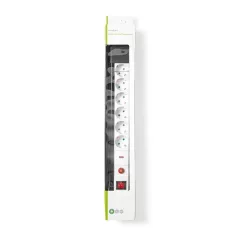   Nedis EXS630SPF1PRO túlfeszültségvédő 6 -os elosztó / hosszabbító, 3m-es kábel, gyermekzár