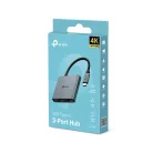 TP-LINK USB Type-C HUB 3 portos 1xHDMI + 1xPD 100W + 1xUSB(5Gpbs), UH3020C