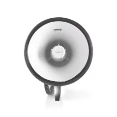   Nedis MEPH200WT megafon, beépített sziréna, hatótávolság 1500 m, 135dB, levehető mikrofon, 25W