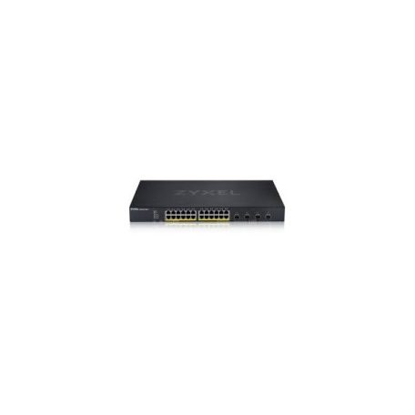 ZYXEL Switch 24x1000Mbps(24xPOE) + 4x10G SFP+, Fémházas Menedzselhető, Rackes, XGS1935-28HP-EU0101F