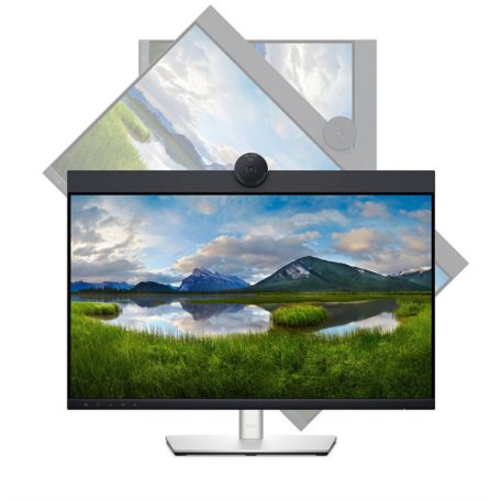 DELL LCD Monitor 23,8"  P2424HEB FHD 1920x1080, IPS, 1000:1, 250cd, 8ms, HDMI, Display Port, fekete
