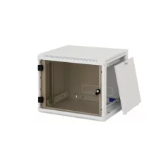   KELINE Faliszekrény 9U 600x595mm mély 19" Mély levehető és zárható oldalfalakkal