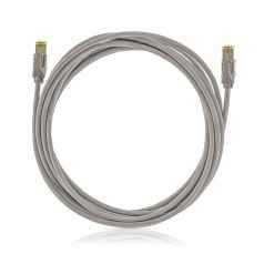   KELINE Kábel Patch STP CAT.6 0.5m, LSOH halogénmentes, Szürke