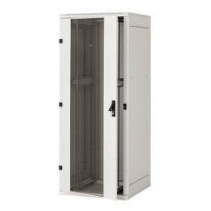   KELINE Rack Szekrény 27U 600x1000mm álló, Biztonsági üvegajtóval, Levehető oldal/hátfal Max.teherbírás: 800kg