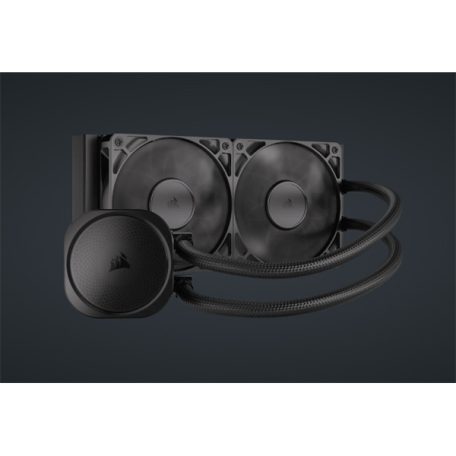CORSAIR CPU hűtő NAUTILUS 240 RS Liquid CPU Cooler (vízhűtés), 2 Ventilátoros, LGA1700 és LGA1851 támogatással, fekete