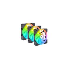   THERMALTAKE Rendszerhűtő Ventilátor SWAFAN EX12 TT, A-RGB PWM, 12cm (3-PACK)